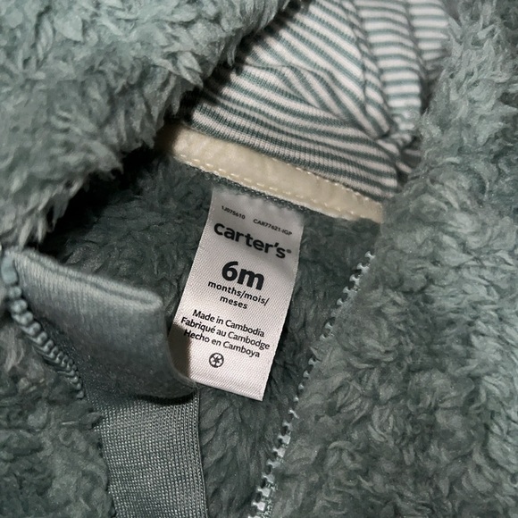 Carter’s Baby Hooded Sherpa Bunting Pram - Picture 5 of 8